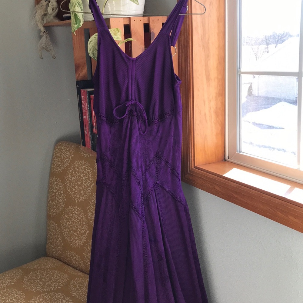 Holy Clothing Maxi Delilah Purple Dress